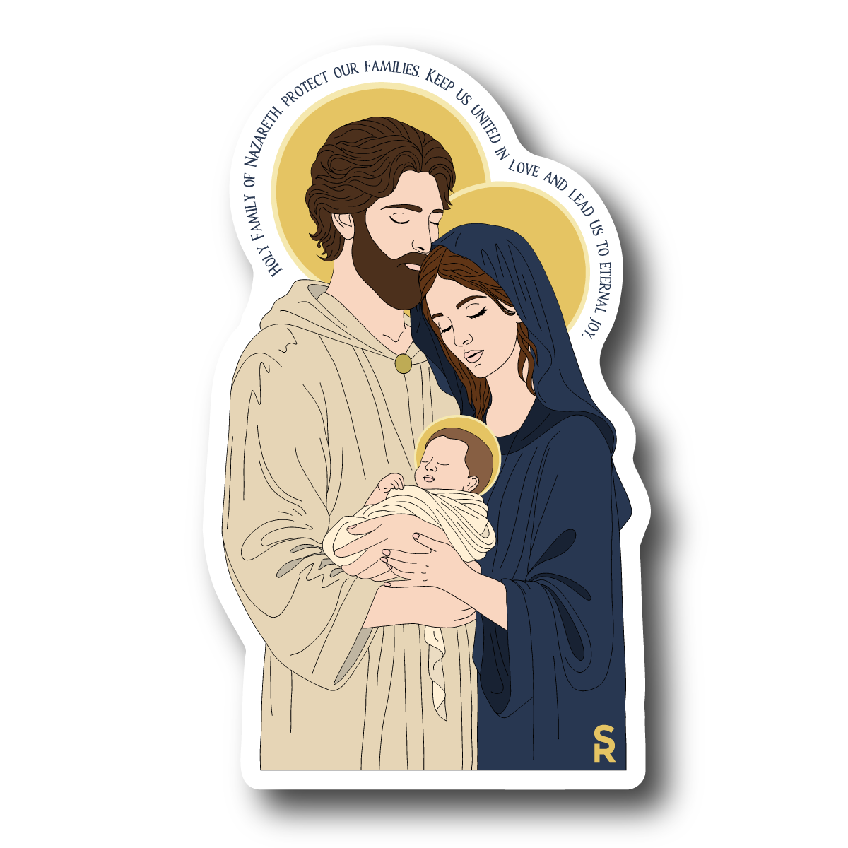 Holy Family Sticker 10-pack