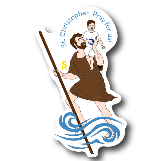 St. Christopher Sticker 10-pack