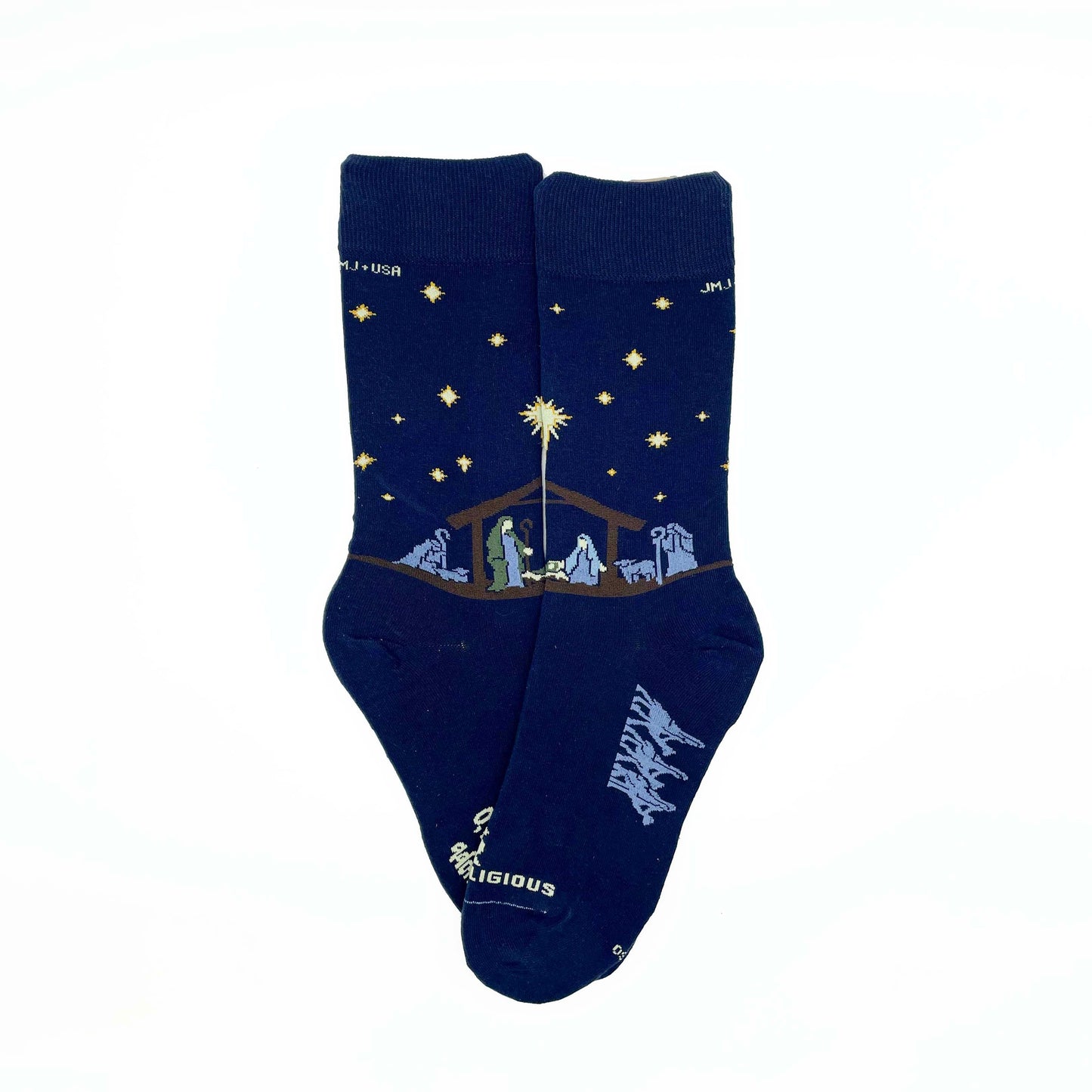 Nativity Adult Socks