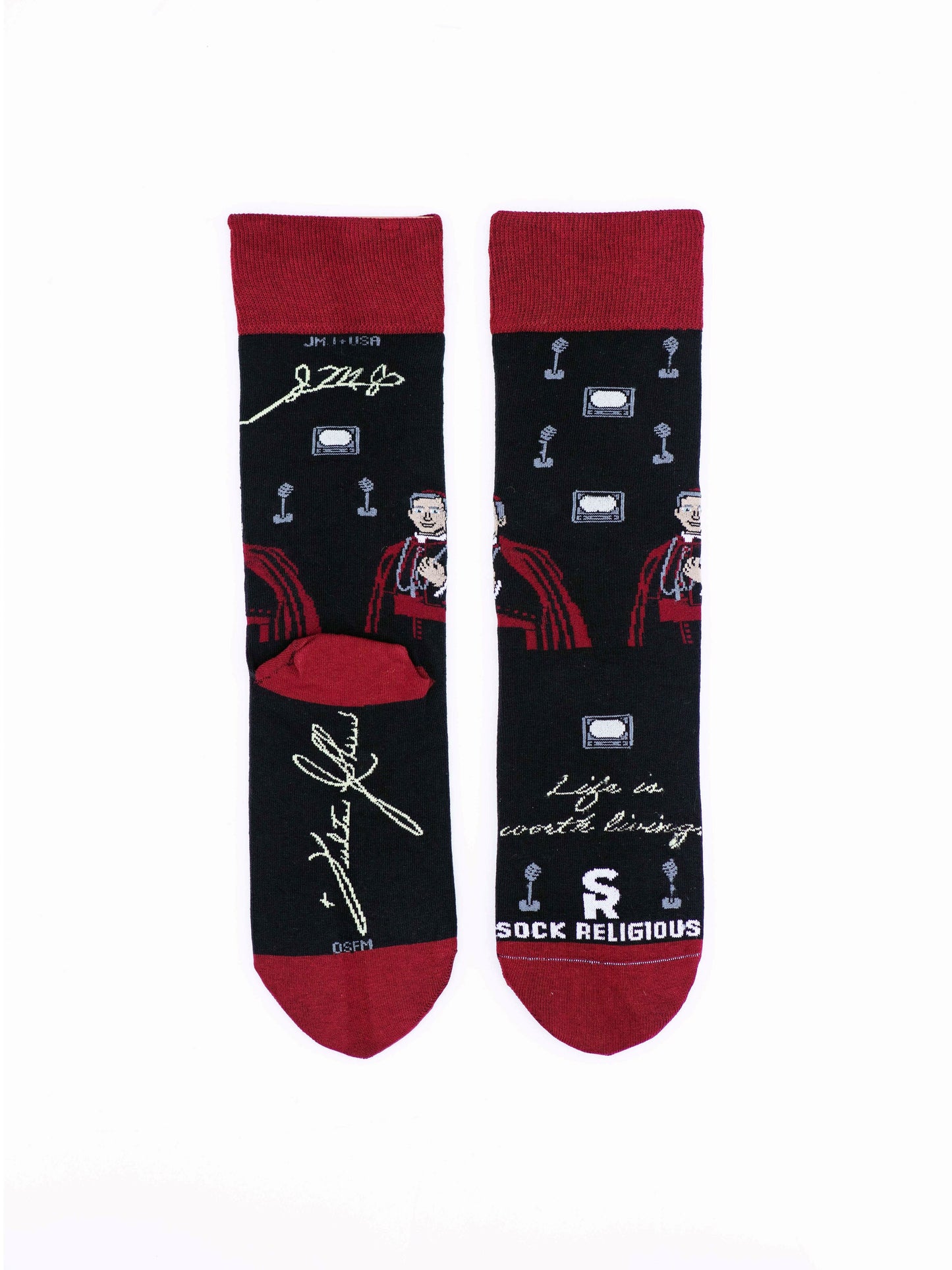 Archbishop Fulton Sheen Adult Socks