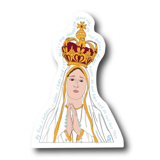 Our Lady of Fatima Sticker