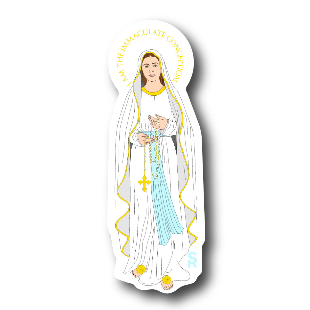 Our Lady of Lourdes Sticker