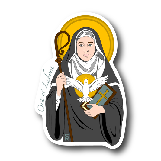 St. Scholastica Sticker